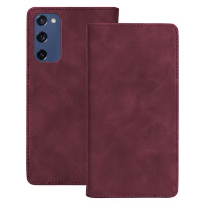 Puzdro Smart Suede pre Samsung Galaxy S20 FE / S20 Lite / S20 FE 5G gaštanová