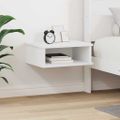 vidaXL Nočný stolík Biela 40 x 31 x 15 cm Kompozitné drevo