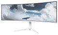 AROZZI NOVA herní monitor 49" 49TUW165 White/ LED/ 5120x1440/ 165Hz/ VA/ 3000:1/ 1ms/ 2xHDMI/ DP/ USB-C/ bílý LED monitor, herní, zakrivený, 49", VA, 5120×1440, 32:9, 1ms, 165Hz, 2× HDMI, DisplayPort, USB-C, 2× USB, repro, bílý, en. tr. F
