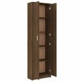 vidaXL Šatník do chodby hnedý dub 55x25x189 cm spracované drevo