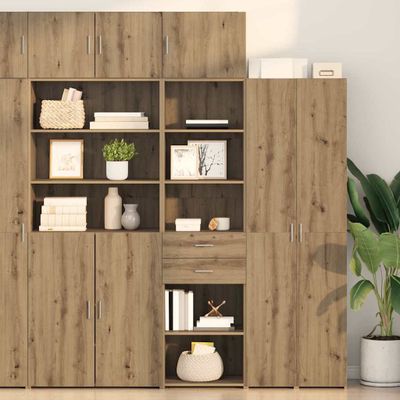 vidaXL Highboard Remeselný dub 50 x 42,5 x 225 cm Kompozitné drevo