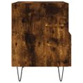 vidaXL Nočné stolíky 2 ks dymový dub 40x35x47,5 cm kompozitné drevo