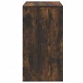 vidaXL Toaletný stolík a stolička dymový dub 60x40x113,5 cm
