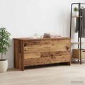 vidaXL Úložná truhlica Staré drevo 100 x 40 x 50 cm Kompozitné drevo