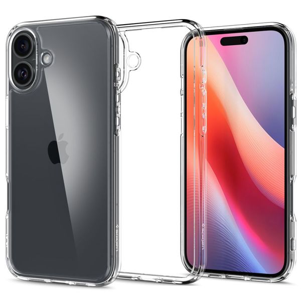 Puzdro Spigen Ultra Hybrid pre iPhone 16 6,1" kryštálovo číre