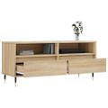 vidaXL TV skrinka dub sonoma 100x34,5x44,5 cm spracované drevo