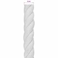 vidaXL Bavlnený povraz 30 mm 10 m Biela 100% bavlna