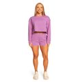 Dámske teplákové šortky Grace Purple - BeastPink, veľkosť L, 50 % Modal, 43 % Polyester, 7 % Elastane