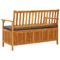 vidaXL Záhradná úložná lavica 120 cm, akáciový masív