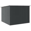 vidaXL Búda na bicykle 3 ks Antracit 216 x 207 x 158 cm Kov