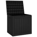 vidaXL Záhradný úložný box čierny 55,5x43x53 cm polypropylén
