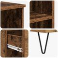 vidaXL Highboard Staré drevo 40 x 36 x 110 cm Kompozitné drevo