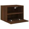 vidaXL TV nástenné skrinky 2 ks hnedý dub 40x30x30 cm kompozitné drevo