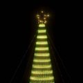 vidaXL LED vianočný stromček 1544 LED teplá biela 500 cm