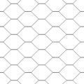vidaXL Hexagonálny plot s stĺpom 25 x 1,2 m PVC potiahnutá oceľ Sivá