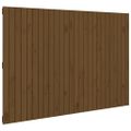 vidaXL Nástenné čelo postele medovohnedé 166x3x110 cm masívna borovica