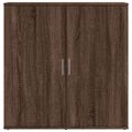 vidaXL Komody 2 ks hnedý dub 79x38x80 cm kompozitné drevo
