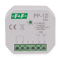Relé elektromagnetické F&F PP-1Zi/24, 1× NO, 24V AC/DC, 16A, do krabice