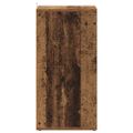 vidaXL Skrinky na topánky 2 ks staré drevo 32x35x70 cm drevotrieska