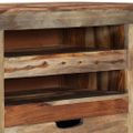 vidaXL Komoda sivá 100x30x50 cm masívne akáciaové drevo