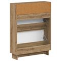 vidaXL Skriňa na topánky EDE 78 x 24 x 103 cm Kompozitné drevo