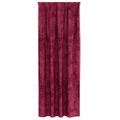vidaXL Sametové závesy 2 ks vínovo červená 245 x 140 cm Zamat