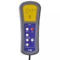 vidaXL Elektrické masážne kreslo sivé umelá koža