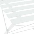 vidaXL 3-dielna bistro súprava biela oceľová