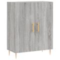 vidaXL Vysoká skrinka sivý dub sonoma 69,5x34x180 cm spracované drevo