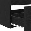vidaXL Skriňa pod umývadlo Čierny dub 90 x 45 x 1.5 cm