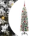 vidaXL Umelý vianočný stromček Zelená 150 cm PVC, oceľ a plast