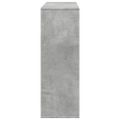 vidaXL Knižnica/deliaca stena betónová sivá 100x33x94,5 cm