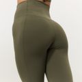 Dámske legíny Combat Olive Grey - GymBeam, veľkosť S