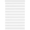 vidaXL Zebra roleta biela 110x150 cm šírka látky 105,9cm polyester
