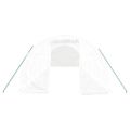 vidaXL Fóliovník s oceľovým rámom biely 24 m² 8x3x2 m