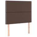 VidaXL Čelo postele hnedé 100x5x118/128 cm umelá koža