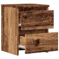 vidaXL Nočné stolíky 2 ks staré drevo 30x30x40 cm kompozitné drevo