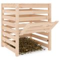 vidaXL Kompostér 63,5x63,5x77,5 cm masívne borovicové drevo