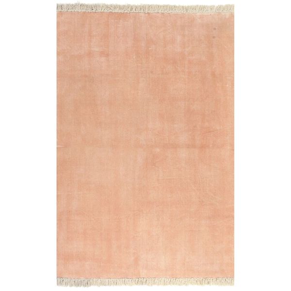 vidaXL Kilim Koberec z bavlny 200x290 cm ružový