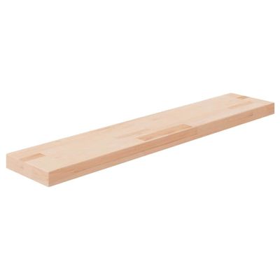 vidaXL Polica 100x20x4 cm neošetrený dubový masív