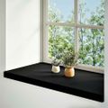 vidaXL Okenný parapet 2 ks hnedočierná 90x40x2 cm dubový masív