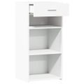 vidaXL Komoda biela 45x42,5x93 cm kompozitné drevo