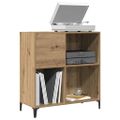vidaXL Skrinka na platne dub artisan 84,5x38x89 cm kompozitné drevo