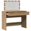 vidaXL Toaletný stolík Remeselný dub 100 x 40 x 120 cm