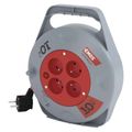 Predlžovací kábel EMOS P19410N na bubne 10 m / 3x1mm / 4 zásuvky