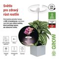 Pozemná lampa EMOS Z7902 LED GROW 8 W, časovač, stmievateľná, biela