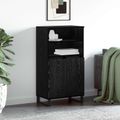 vidaXL Highboard Čierna 60 x 36 x 110 cm Kompozitné drevo