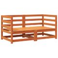 vidaXL Záhradné pohovky rohové 2 ks voskové hnedé 70x70x67 cm borovica