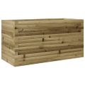 vidaXL Záhradný kvetináč 90x40x45,5 cm impregnovaná borovica