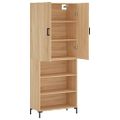 vidaXL Vysoká skrinka dub sonoma 69,5x34x180 cm spracované drevo